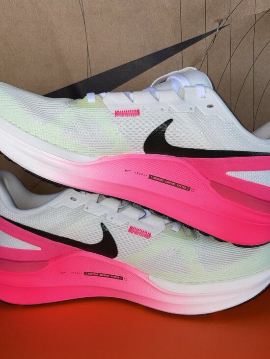 NEW Nike Air Zoom Structure 25 Sail Hyper Pink IB7451-100 Men Size 9 main image 4